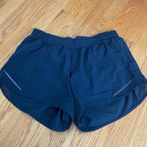 Navy hotty hot shorts long lu lu lemon